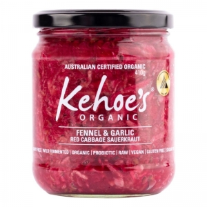 Kehoe's Kitchen Organic Sauerkraut 410g - Fennel & Garlic
