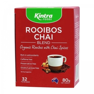 Kintra Organic Rooibos Chai Tea Bags (32 Bags)