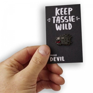Keep Tassie Wild Tassie Devil Enamel Pin