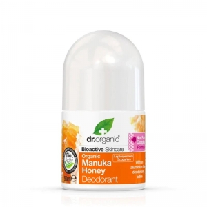 Dr Organic Roll On Deodorant 50ml - Manuka Honey