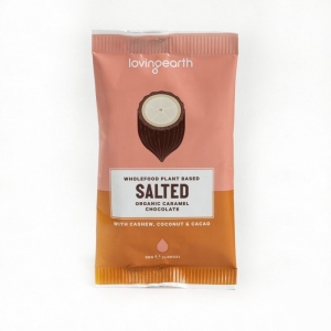 Loving Earth Organic Chocolate Luv Heart 30g - Salted Caramel