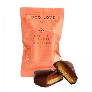 Loco Love Artisan Chocolate 35g - Salted Caramel Shortbread