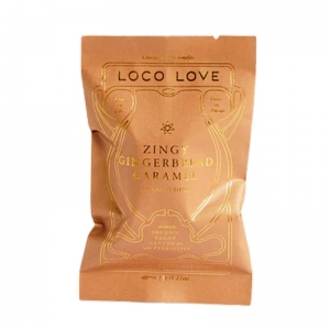 Loco Love Artisan Chocolate 35g - Zingy Gingerbread Caramel