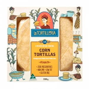 La Tortilleria Gluten Free Corn Tortillas 330g (15 Pack)