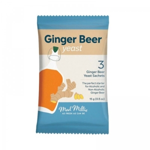 Made Millie Ginger Beer Yeast Sachets 15g (3 Sachets)