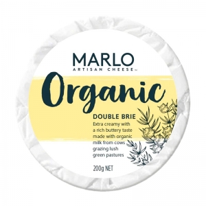 Marlo Organic Double Brie Cheese 200g