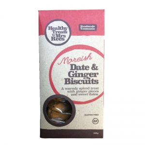 Healthy Treats by Mrs Rees Date & Ginger Biscuits 200g