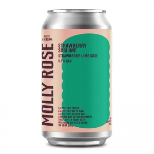 Molly Rose Brewing Co Non-Alcoholic Beer 375ml - Strawberry Sublime Gose