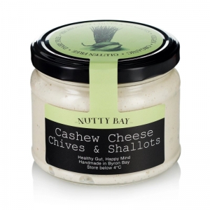 Nutty Bay Vegan Cashew Cheese 270g - Chives & Shallots