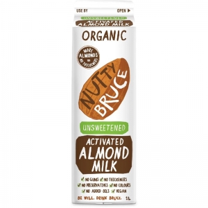 Nutty Bruce Organic Activated Almond Milk 1L - Unsweetened