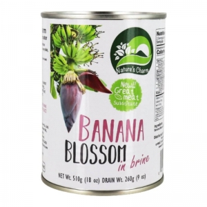 Nature's Charm Banana Blossom In Brine Can 510g