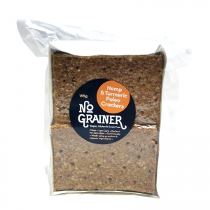 No Grainer Hemp & Turmeric Paleo Crackers 185g