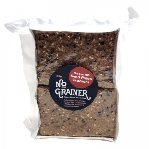 No Grainer Sesame Seed Paleo Crackers 185g