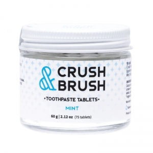Nelson Naturals Crush & Brush Mint Toothpaste Tablets 60g (80 Tablets)