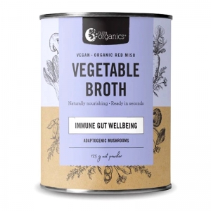 Nutra Organics Broth Powder Vegetable - Adaptogenic Mushrooms 125g