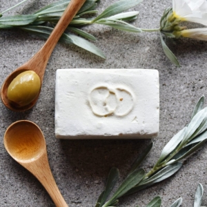 Olive & Ash Olive Oil Soap - Unscented Sensitive 100g