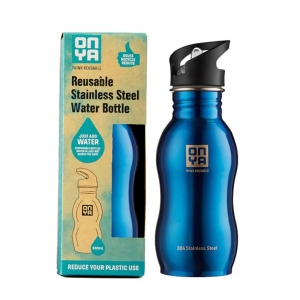 Onya Reusable Stainless Steel Water Bottle 500ml - Blue