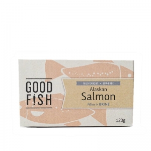 Good Fish Salmon In Brine 120g