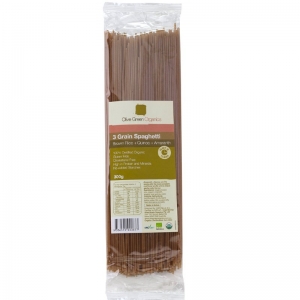 Olive Green Organic 3 Grain Spaghetti 300g