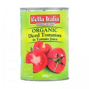 Bella Italia Organic Diced Tomatoes Can 400g