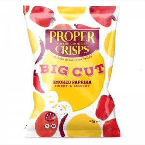 Proper Crisps Big Cut Chips 140g - Smoked Paprika