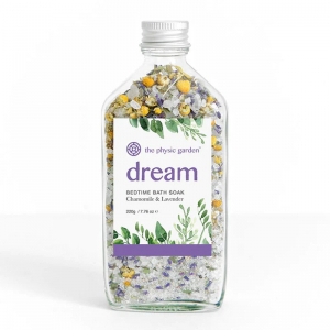 The Physic Garden Bedtime Bath Soak 220g - Dream (Chamomile & Lavender)