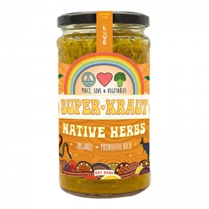 Peace Love & Vegetables Super Kraut 650g - Native Herbs