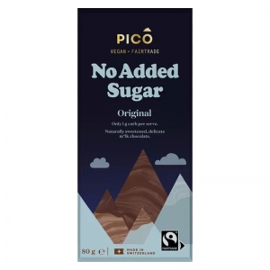 Pico No Added Sugar Fair Trade Chocolate 80g - Original