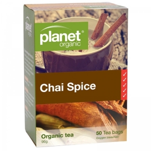 Planet Organic Tea Bags 45g (25 Bags) - Chai Spice