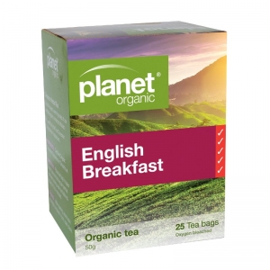 Planet Organic Tea Bags 50g (25 Bags) - English Breakfast