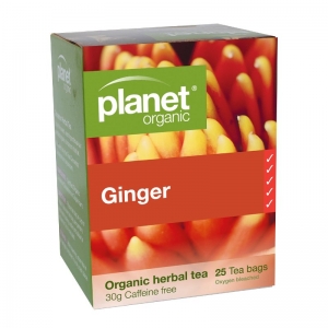 Planet Organic Tea Bags 30g (25 Bags) - Ginger
