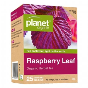 Planet Organic Tea Bags 35g (25 Bags) - Raspberry Leaf