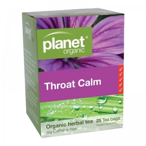 Planet Organic Tea Bags 30g (25 Bags) - Throat Calm