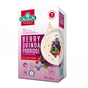 Orgran Berry Quinoa Porridge 210g