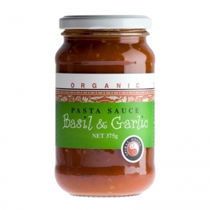 Sprial Organic Pasta Sauce 375g - Basil & Garlic