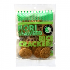 Spiral Rice Crackers 50g - Nori Seaweed