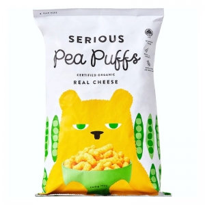 Serious Food Co Organic Pea Puffs 100g - Real Cheese