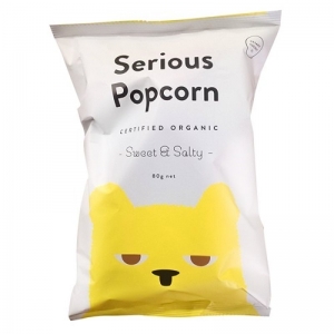 Serious Food Co Organic Popcorn 80g - Sweet & Salty