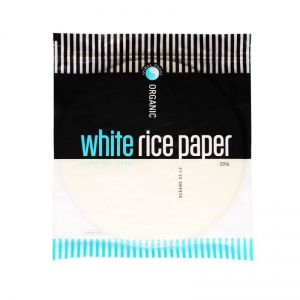 Spiral Organic White Rice Paper 200g