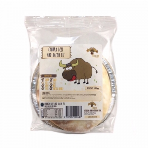 Silly Yaks Frozen Chunky Beef & Bacon Pie 190g