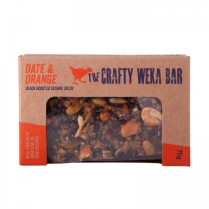 The Crafty Weka Bar 75g - Date & Orange