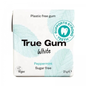 True Gum Peppermint White Gum 21g