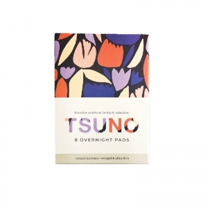 Tsuno Ultra Thin Overnight Pads Wings (8 Pack)