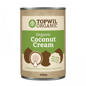 Topwil Organic Coconut Cream 400ml