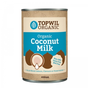 Topwil Organic Coconut Milk 400ml