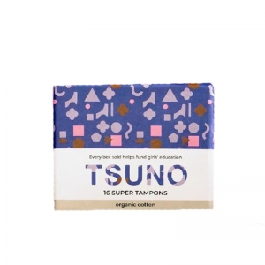 Tsuno Organic Cotton Tampons (16 Pack) - Super