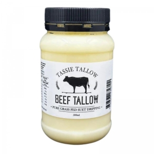 Tassie Tallow Grass Fed Beef Tallow 500ml