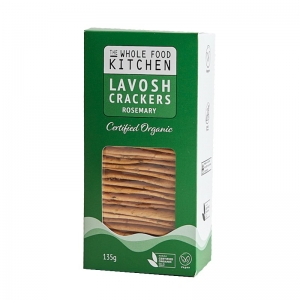 The Whole Food Kitchen Organic Lavosh Crackers 135g - Rosemary
