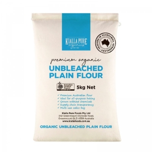 Kialla Organic Australian Unbleached Plain Flour 5kg