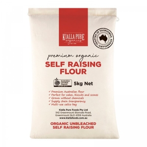 Kialla Organic Unbleached Self-Raising Flour 5kg